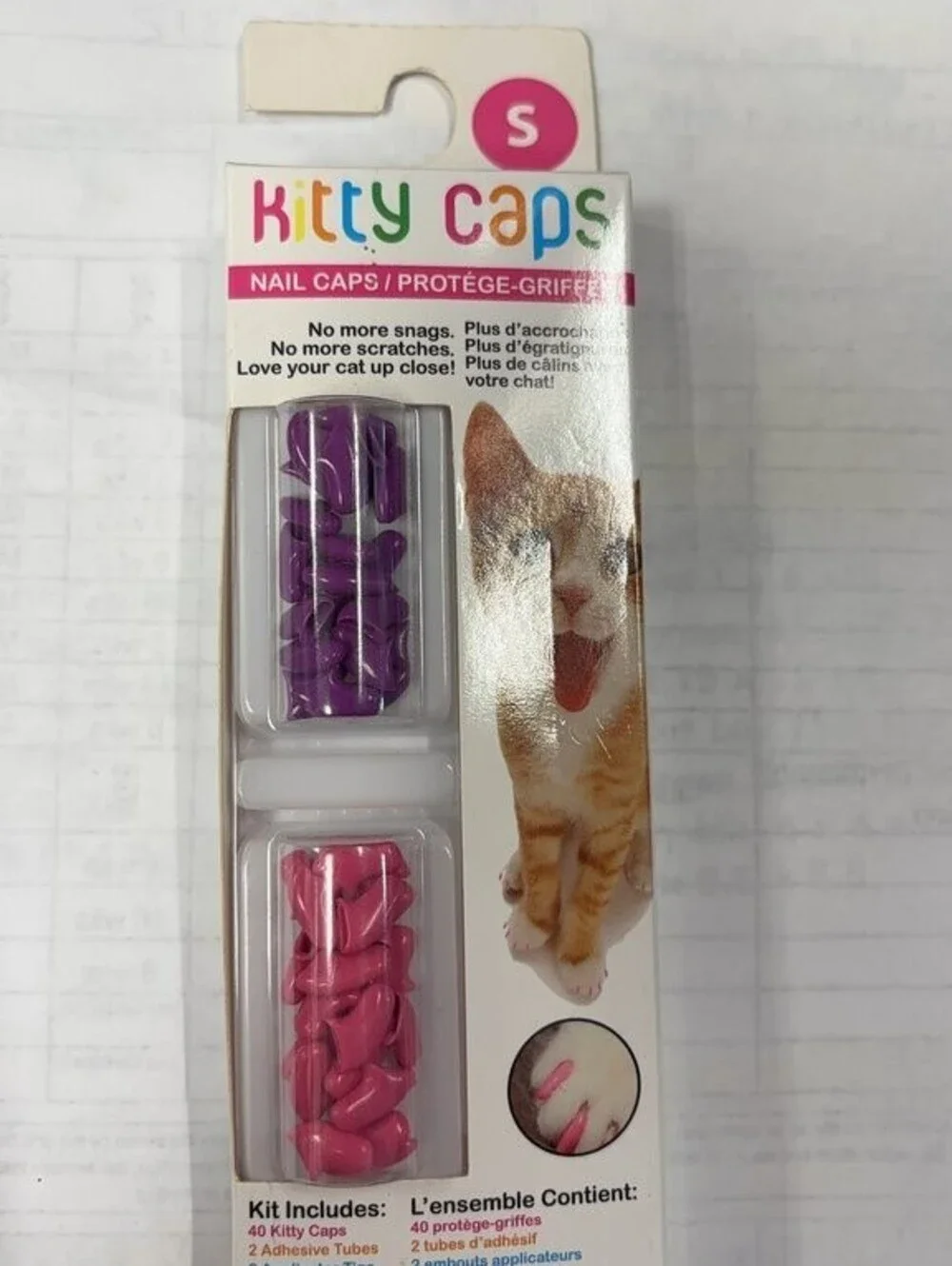 cat grooming -Kitty Caps Nail Caps for Cats - Small Size